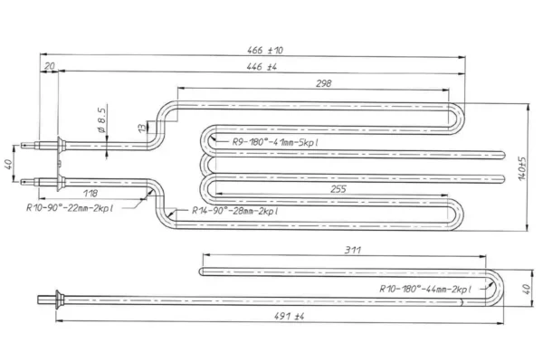 Tahko/Pipe/REG 6,6kW vastussarja